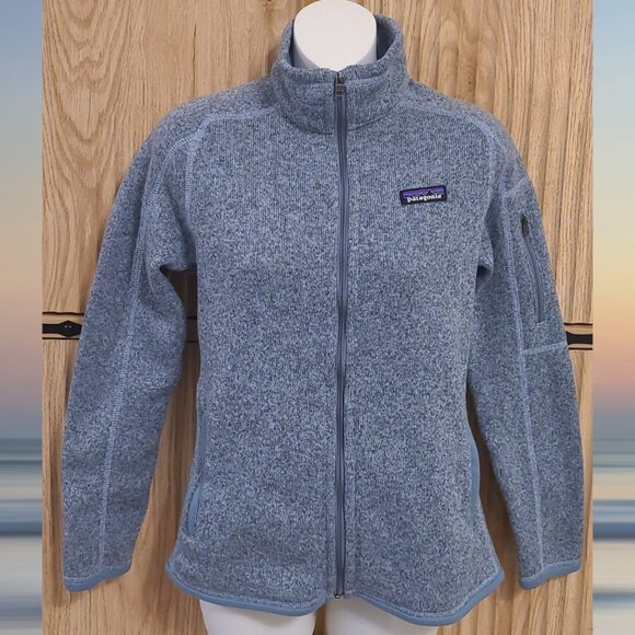 Patagonia Jackets & Blazers - Patagonia Better Sweater Jacket Women’s Small | Steam Blue Fleece Full Zip